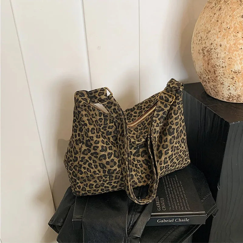 Leopard print bag
