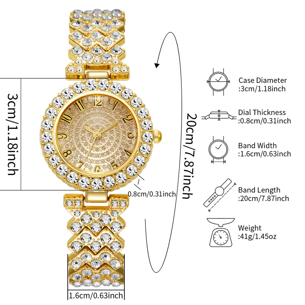 Luxury Full Diamond Watch