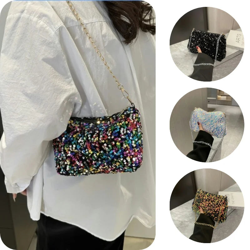 Sequins Crossbody Bag