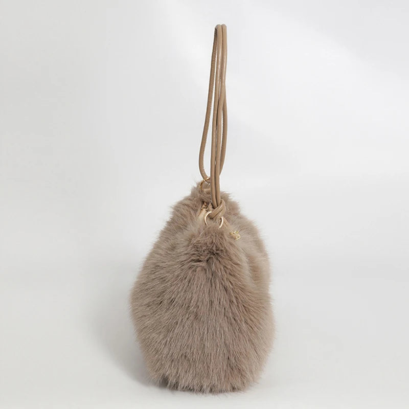 Fur Plush Sholder Bag