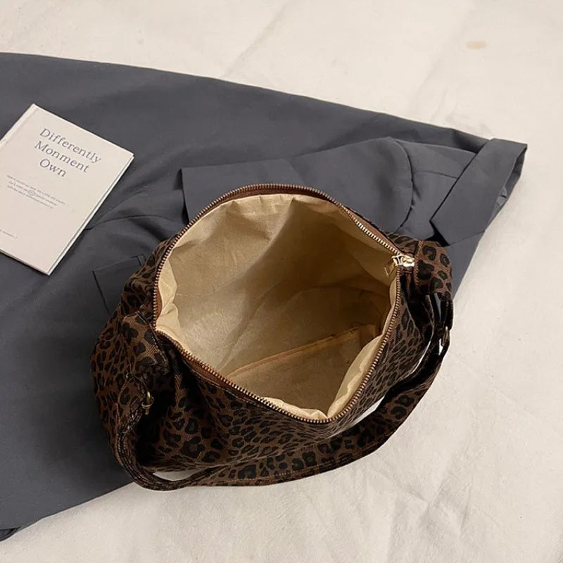 Leopard print bag