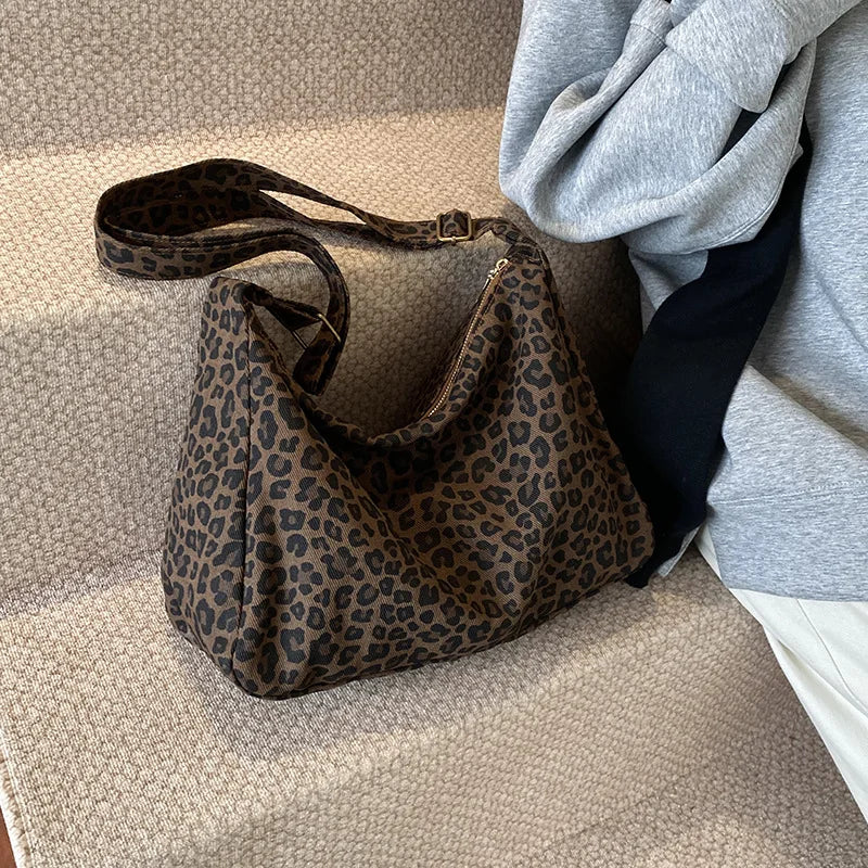 Leopard print bag