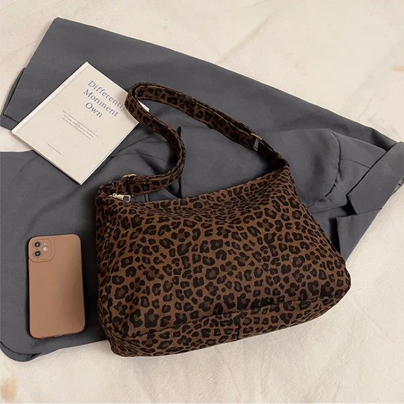 Leopard print bag
