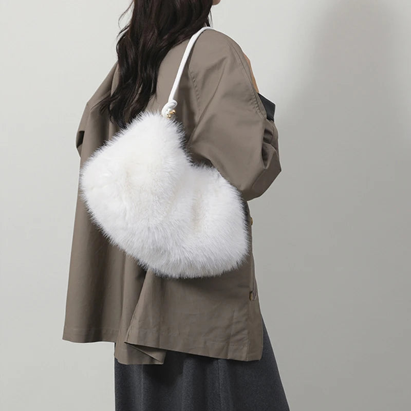 Fur Plush Sholder Bag