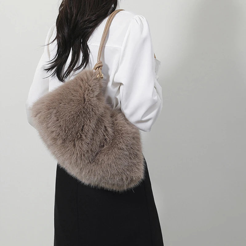 Fur Plush Sholder Bag
